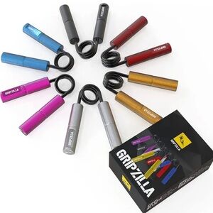 GRIPZILLA Ultimatum Hand Grip Strengthener Workout Kit, 50-300LB 6pc